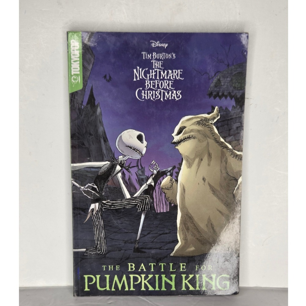 Disney Nightmare Before Christmas Battle for Pumpkin King Graphic Novel Tokyopop